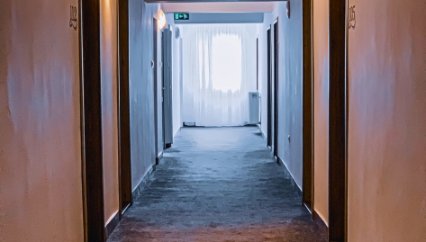 NSPIRE compliance date, interior hallway of an apartment community