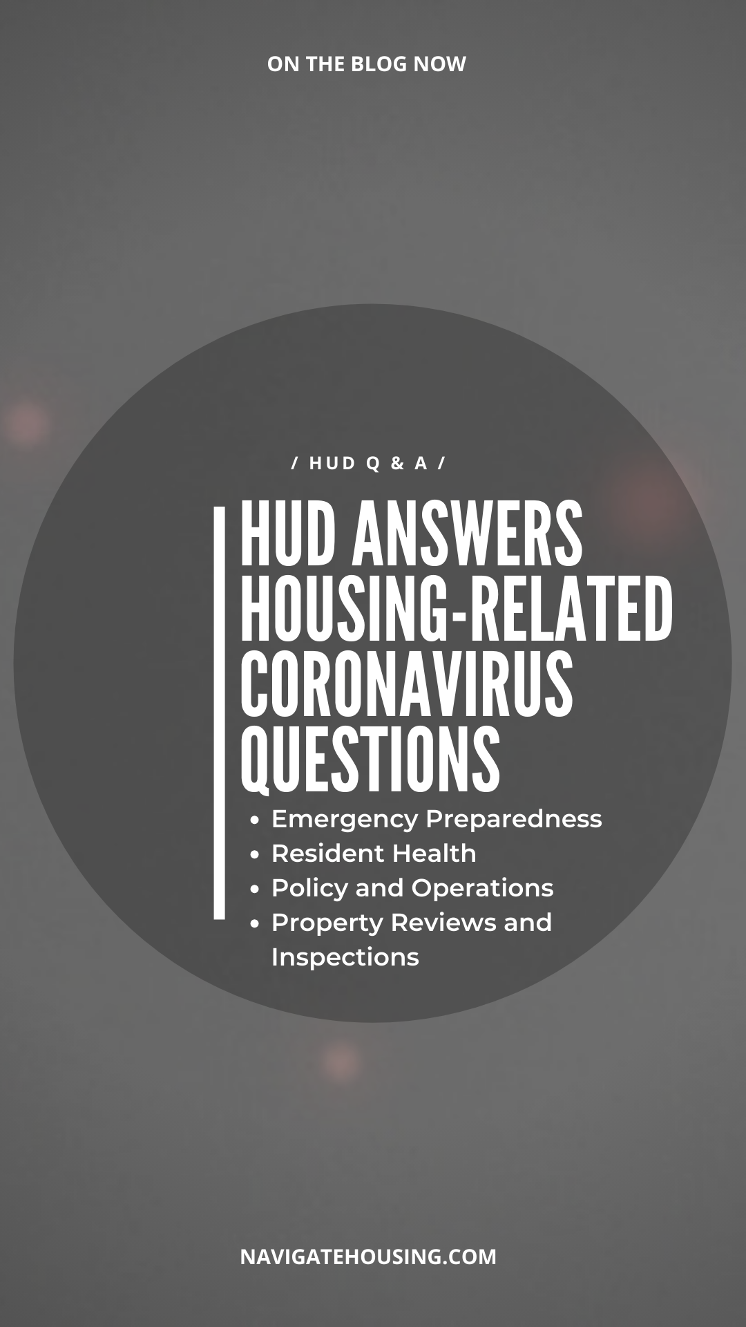 HUD answers housing-related Coronavirus questions