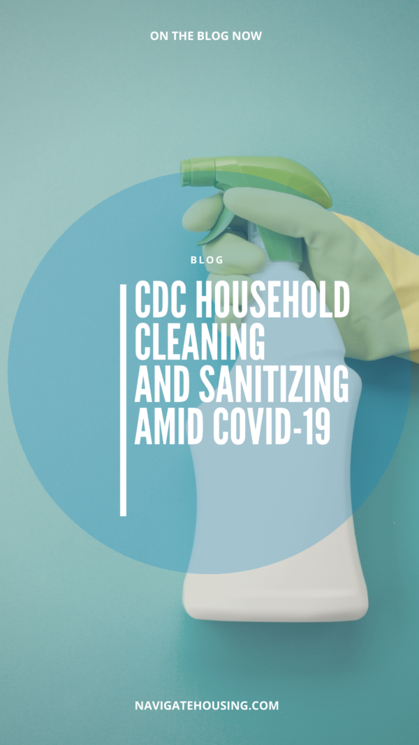 CDC: Household Cleaning and Sanitizing amid COVID-19