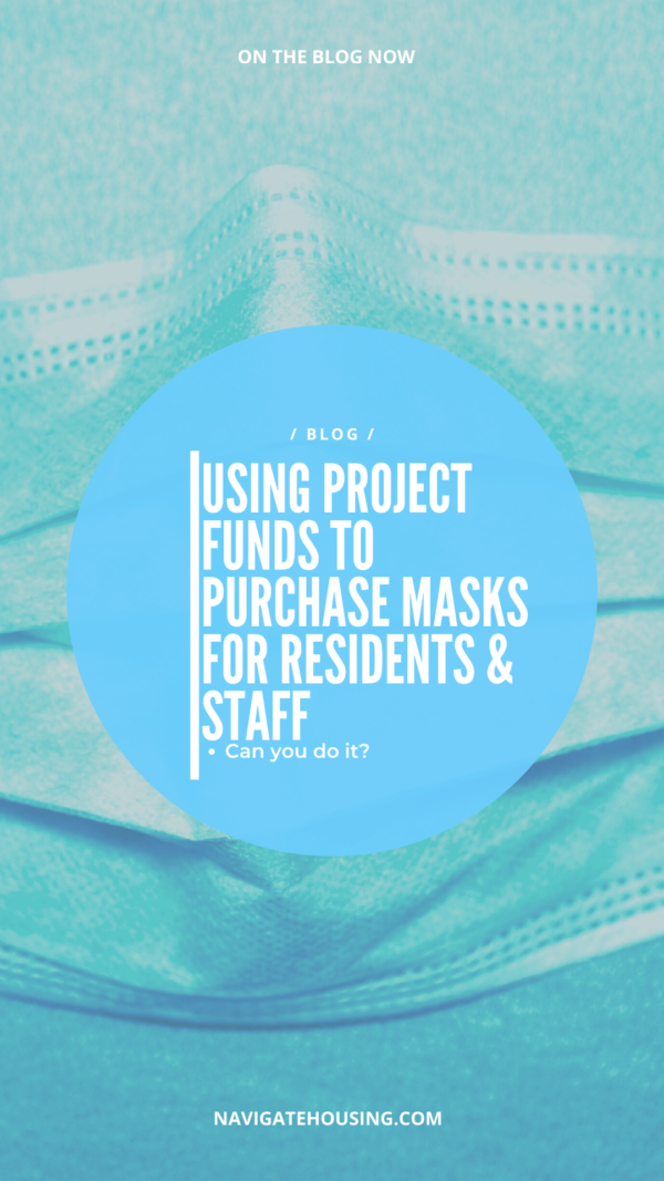 purchasing masks for residents
