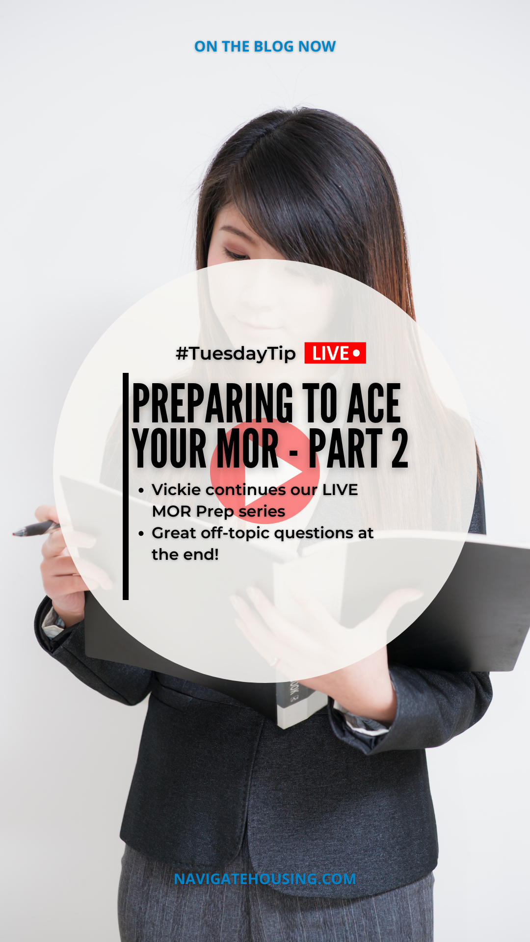 LIVE Tuesday Tip: Preparing to ACE your MOR, Part 2