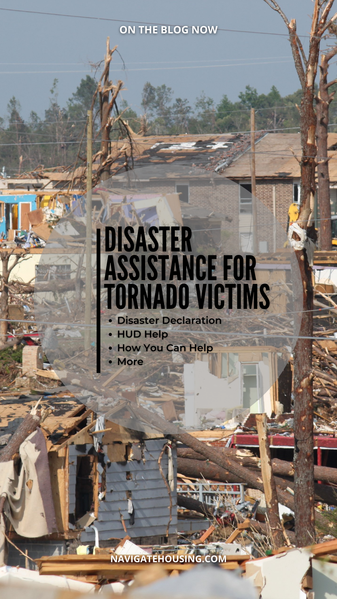 Disaster Assistance for Tornado Victims