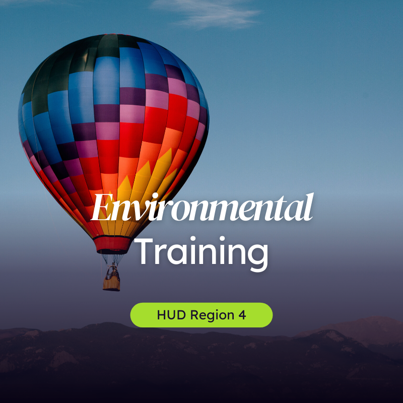 HUD environmental training, Region IV Environmental Training