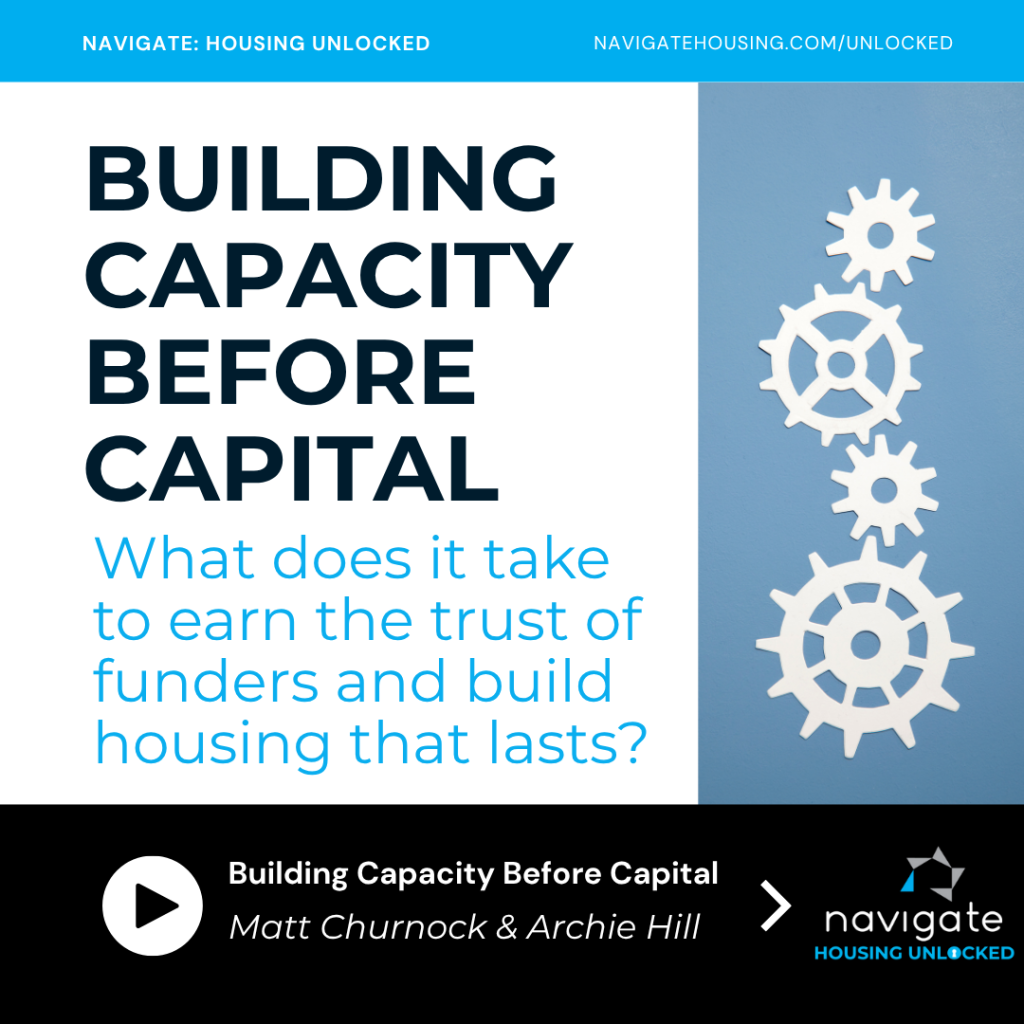 building capacity before capital