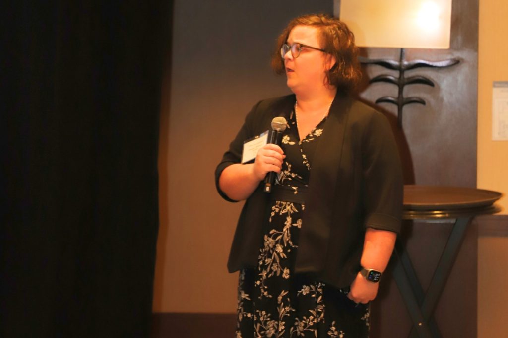 Director of Strategic Growth speaks to the staff