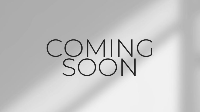 "coming soon" on a gray background
