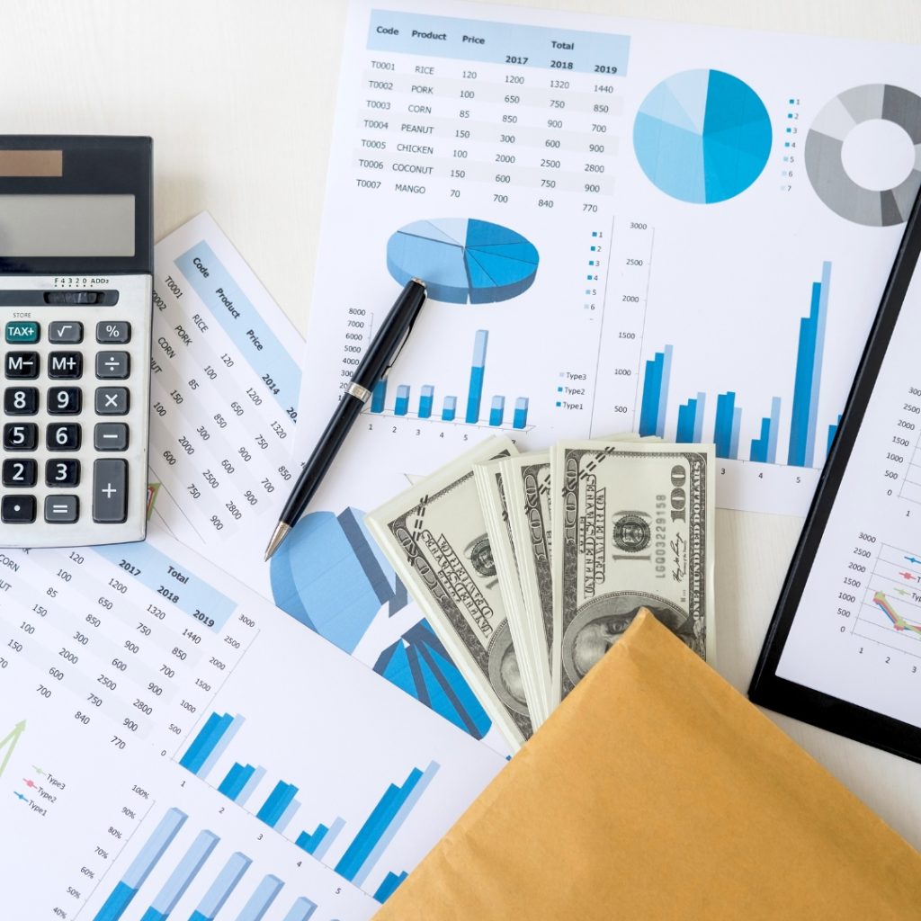 business accessories in selective focus, items for accounting, how much does section 8 rent pay