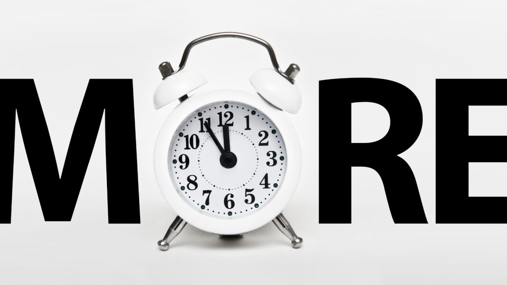 More time, HOTMA compliance extension, clock concept