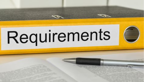 HUD Work Requirements Proposed Rule. Image features binder with word requirements on the spine of the binder.